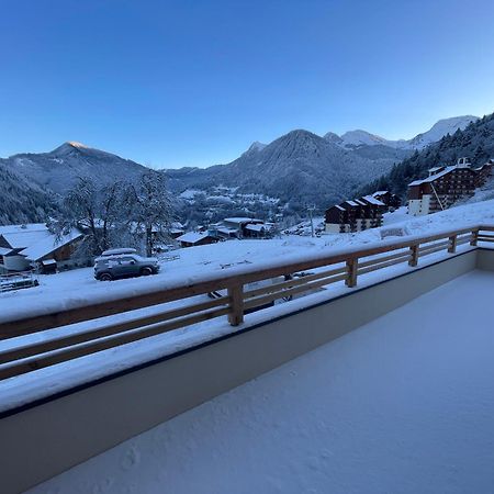 Dans Residence Neuve Le Snow Roc Sur Les Pistes, Grand Studio Cosy 5 Pers Avec Terrasse Panoramique, Sauna, Wifi Saint-Jean-dʼAulps Zewnętrze zdjęcie