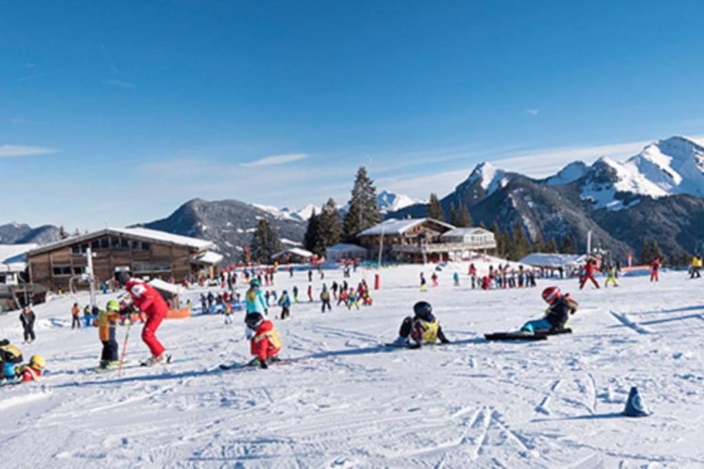 Dans Residence Neuve Le Snow Roc Sur Les Pistes, Grand Studio Cosy 5 Pers Avec Terrasse Panoramique, Sauna, Wifi Saint-Jean-dʼAulps Zewnętrze zdjęcie