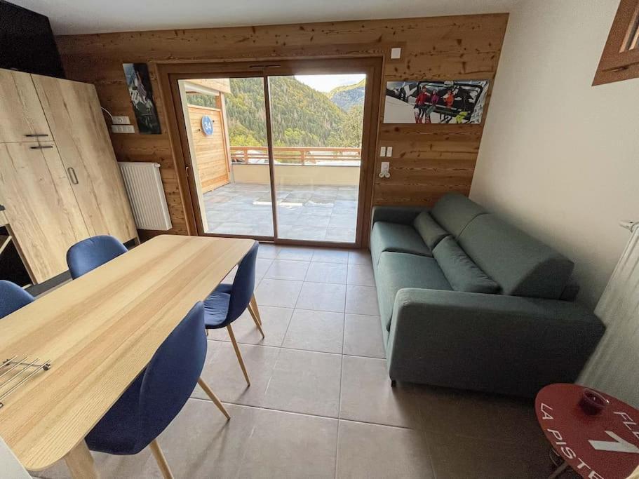 Dans Residence Neuve Le Snow Roc Sur Les Pistes, Grand Studio Cosy 5 Pers Avec Terrasse Panoramique, Sauna, Wifi Saint-Jean-dʼAulps Zewnętrze zdjęcie