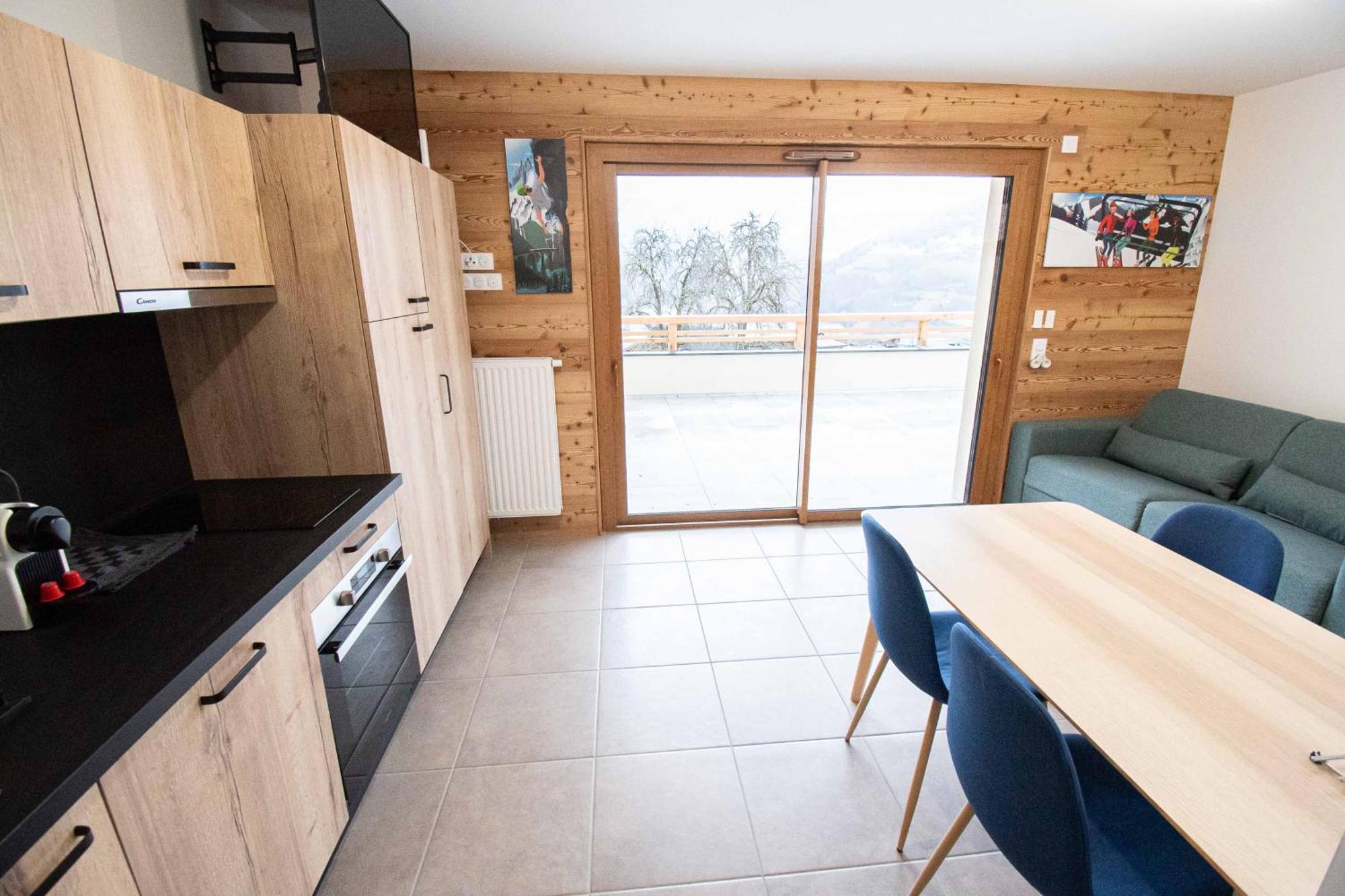Dans Residence Neuve Le Snow Roc Sur Les Pistes, Grand Studio Cosy 5 Pers Avec Terrasse Panoramique, Sauna, Wifi Saint-Jean-dʼAulps Zewnętrze zdjęcie