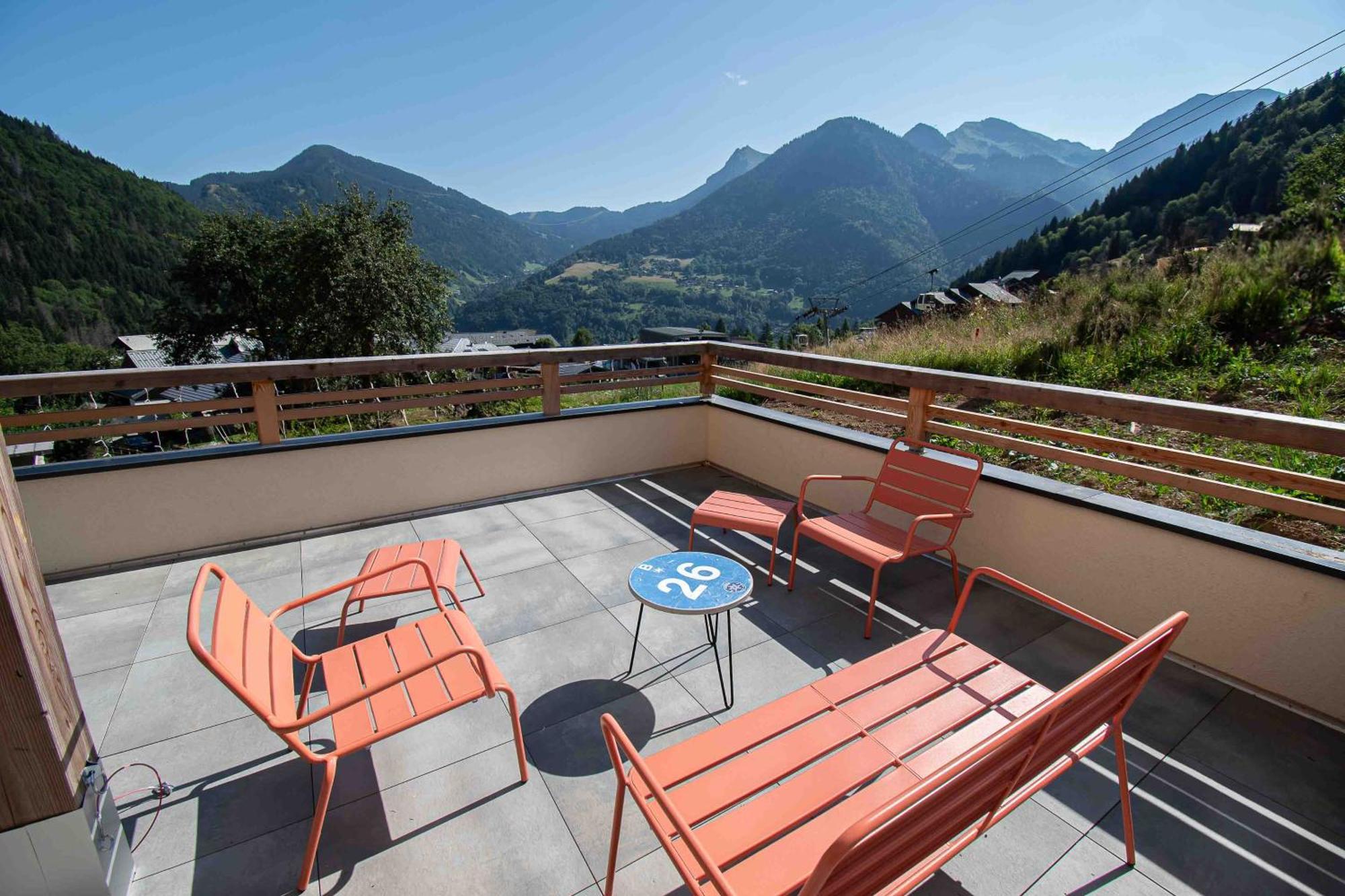 Dans Residence Neuve Le Snow Roc Sur Les Pistes, Grand Studio Cosy 5 Pers Avec Terrasse Panoramique, Sauna, Wifi Saint-Jean-dʼAulps Zewnętrze zdjęcie